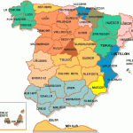 kart over spanske provinser